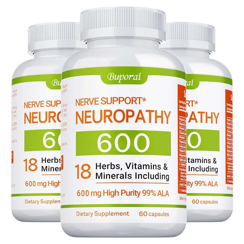 Neuropathy Support Supplement 600mg - Nerve & Energy Support