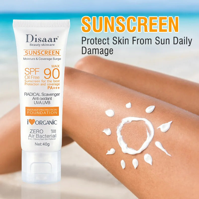 Facial & Body Sunscreen Waterproof SPF 90+UV Block